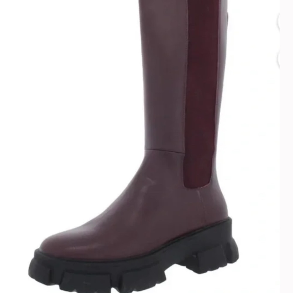 Steve Madden Leather Riding Boots Size 7.5 New